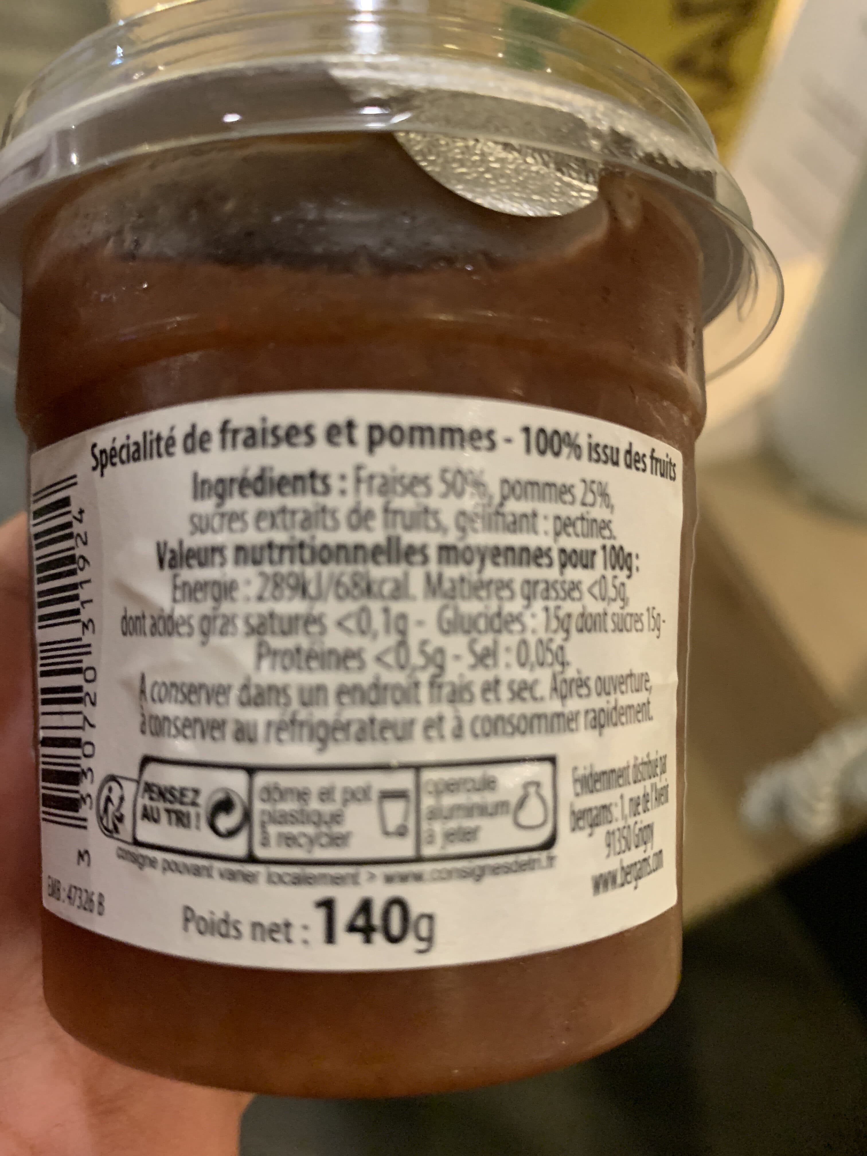 Bergams Dessert de Fruits Pomme packshot