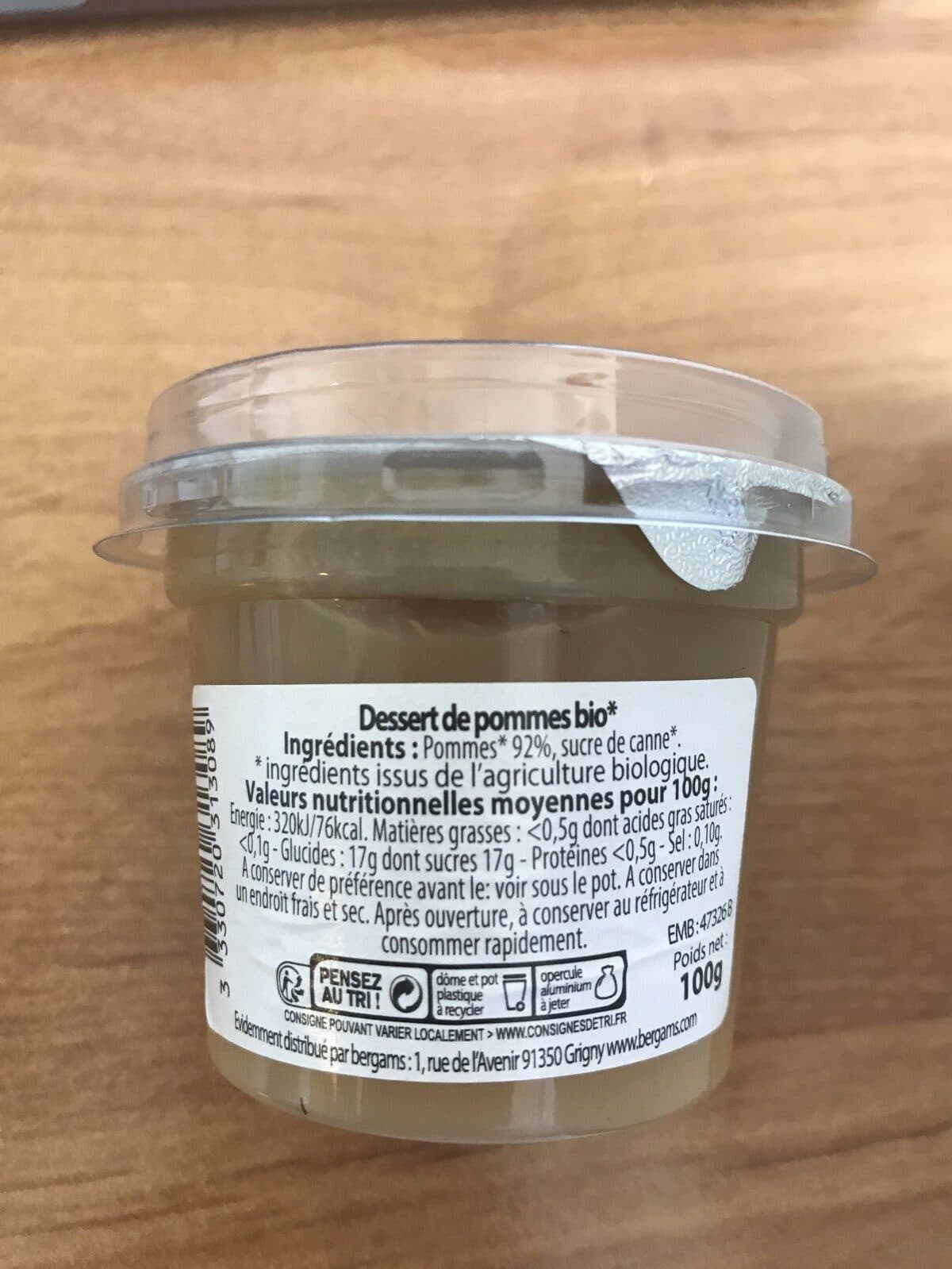 Open Food Facts Pomme nature packshot