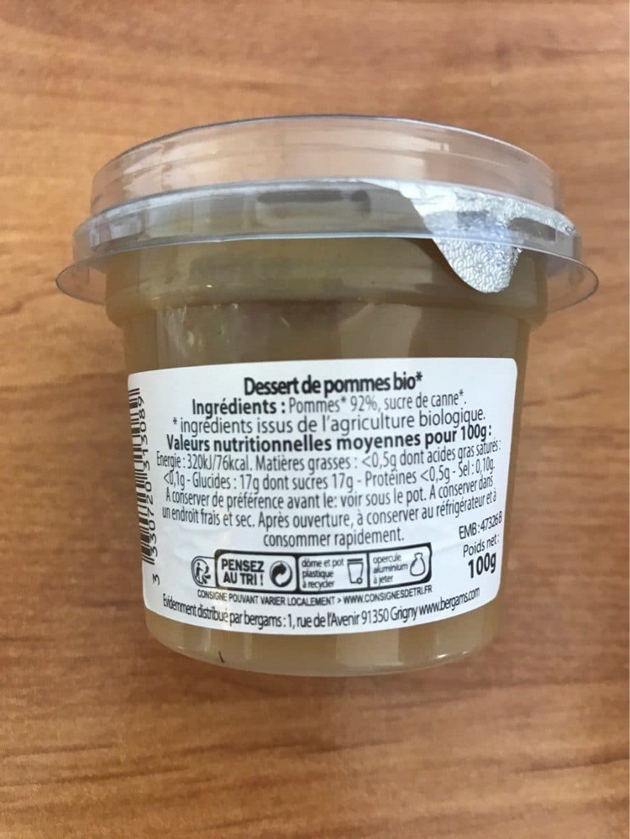 Open Food Facts Pomme nature packshot