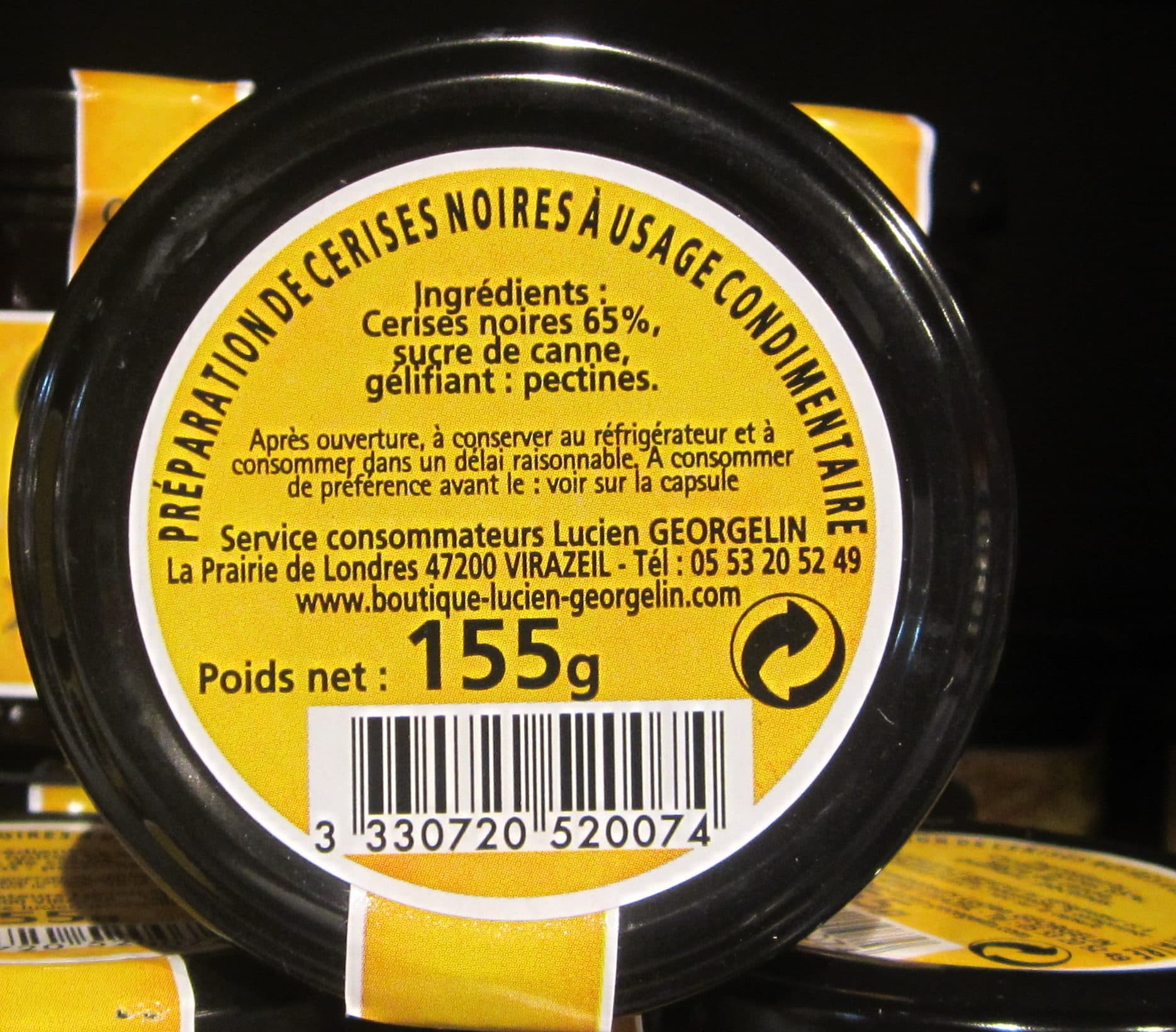 Lucien Georgelin Cerises Noires packshot