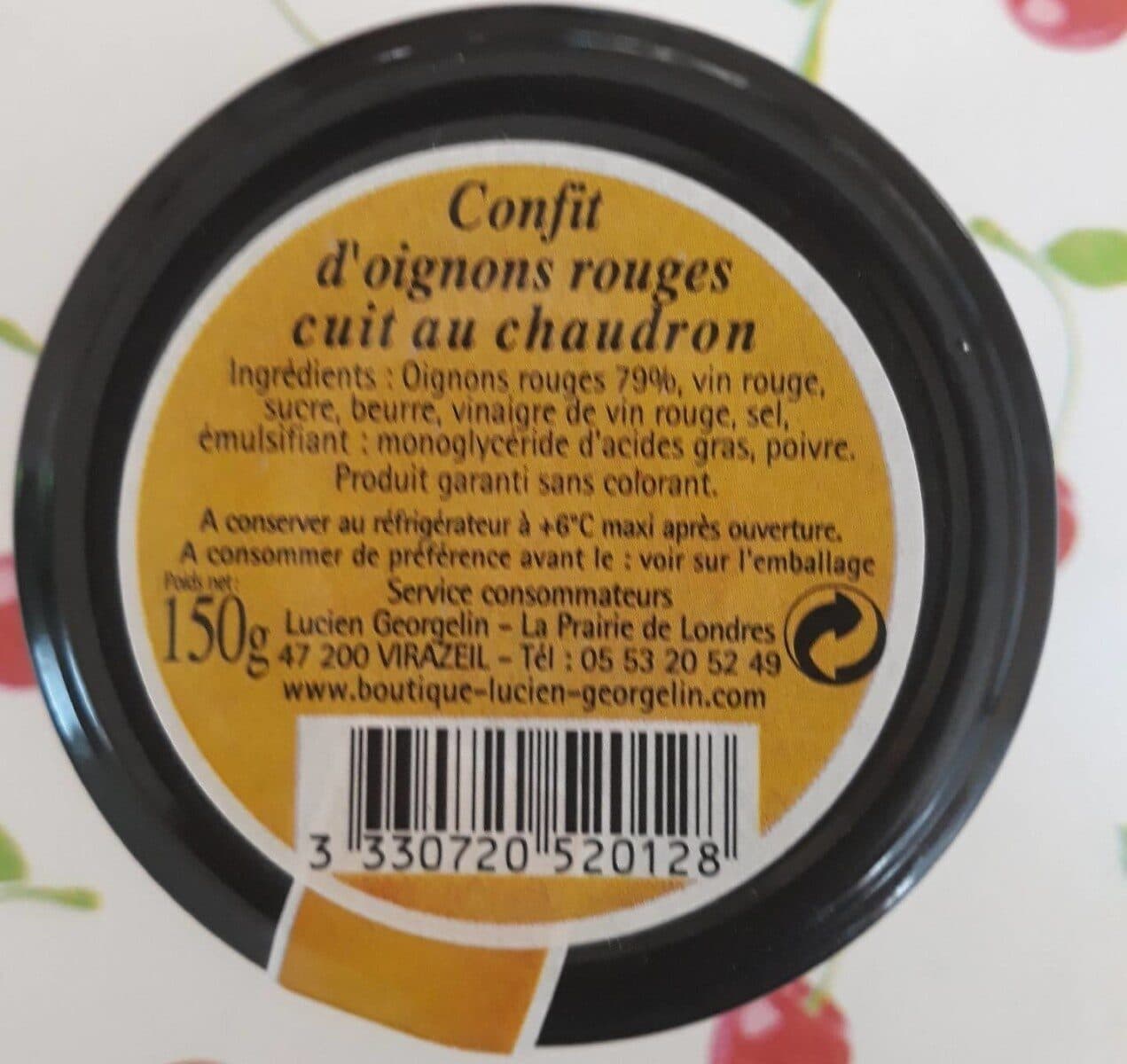 Lucien Georgelin Confit Oignon Rouges packshot