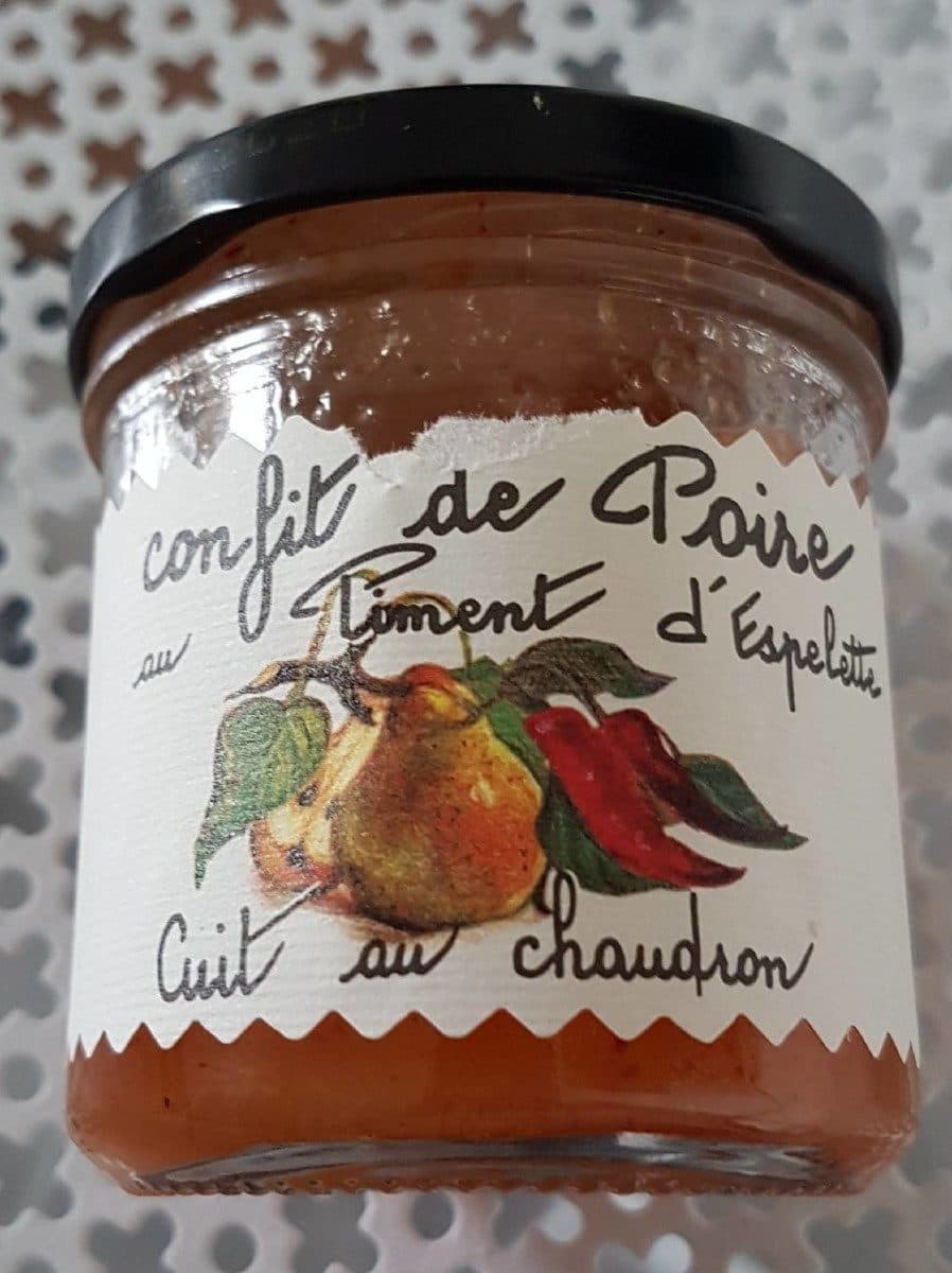 Lucien Georgelin Confit de poire aux piments d'Espelette packshot