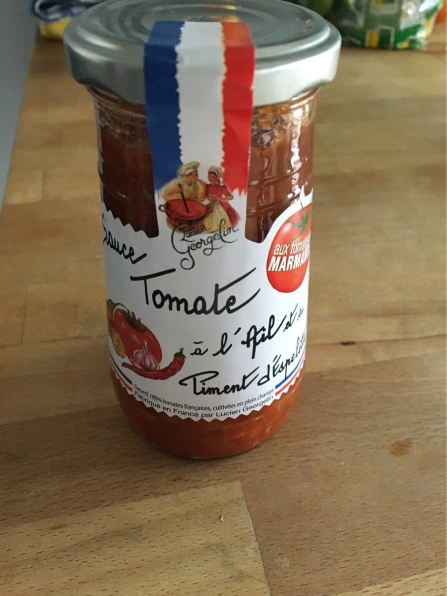 Lucien Georgelin Sauce Tomate à l'Ail et Piment d'Espelette packshot