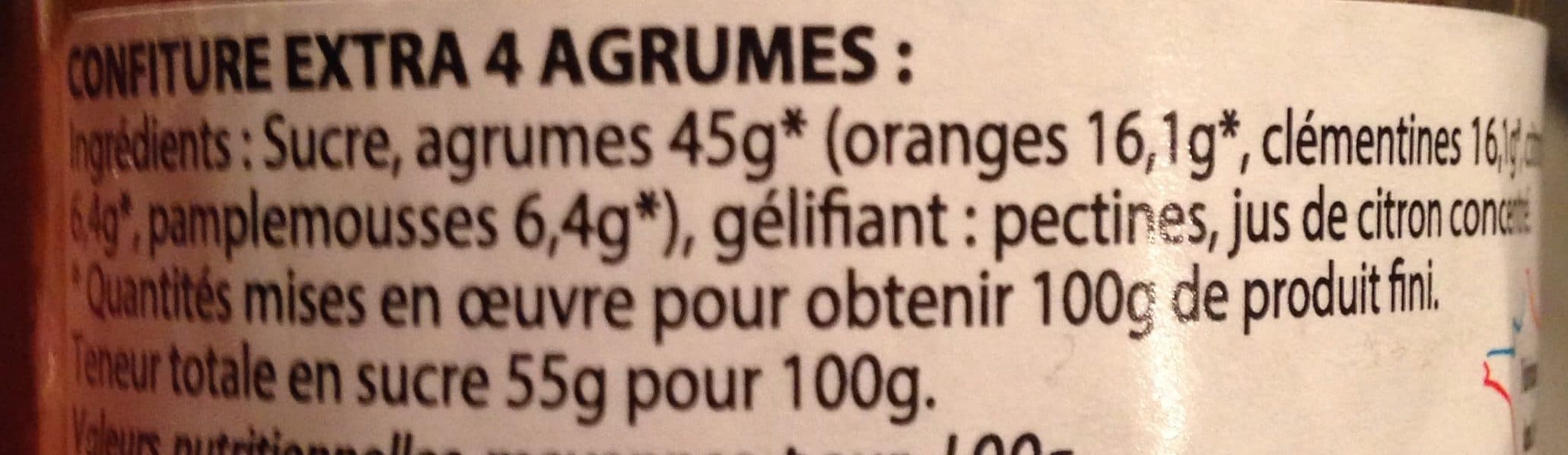 Lucien Georgelin Confiture extra 4 agrumes packshot
