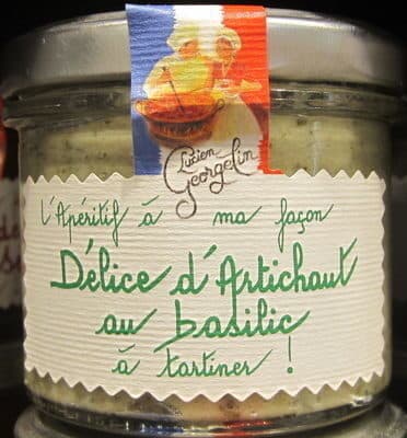 Lucien Georgelin Délice d'Artichaut au Basilic à Tartiner packshot