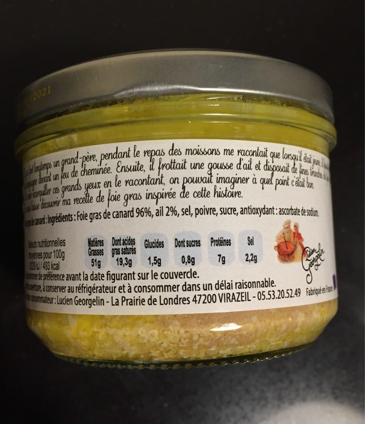 Lucien Georgelin Le foie gras à ma façon packshot