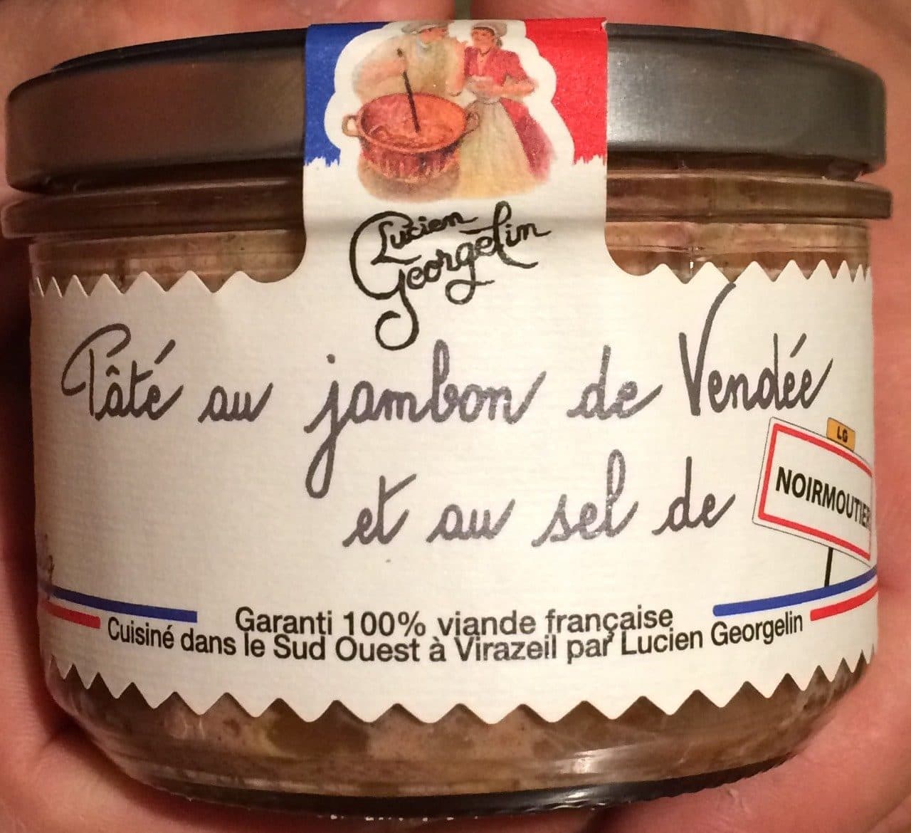 Lucien Georgelin Paté au jambon de vendée et au sel de noirmoutier packshot