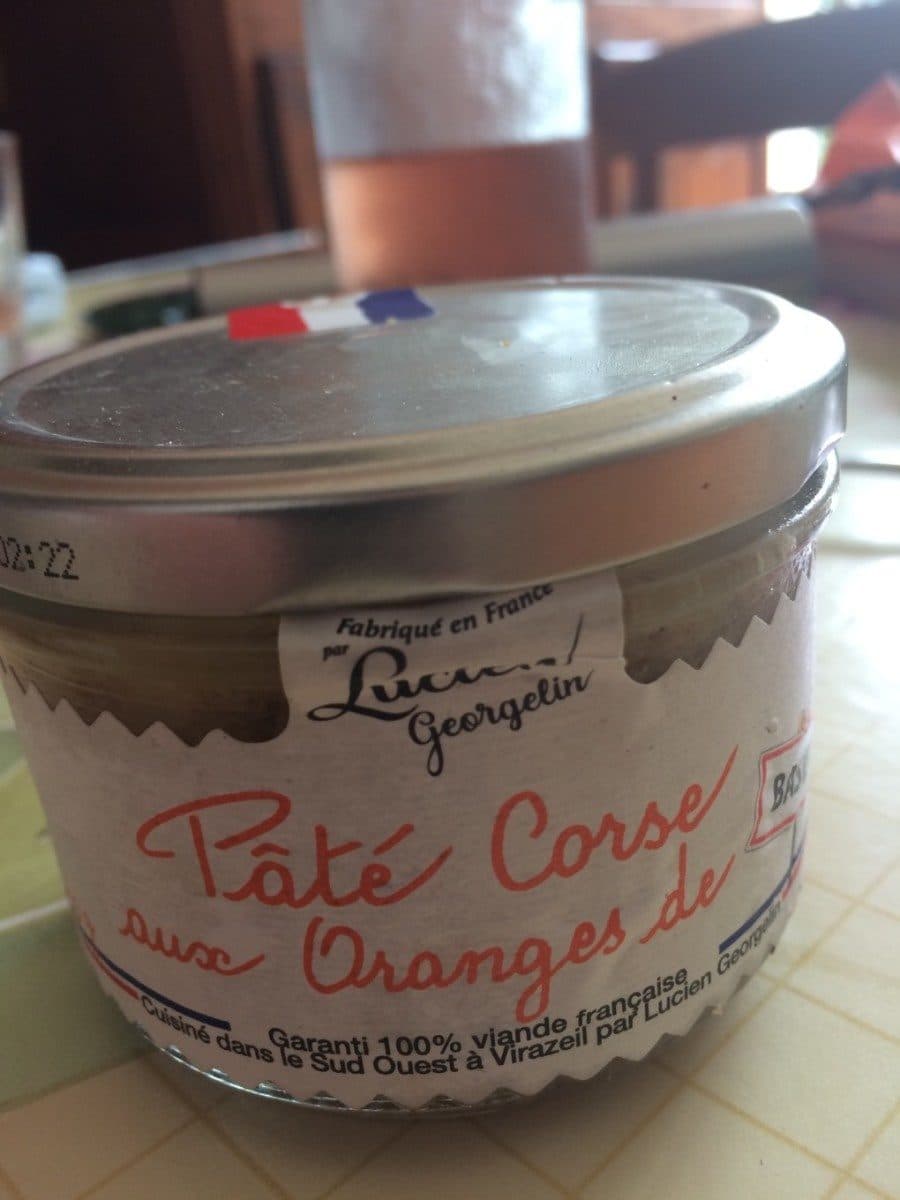Lucien Georgelin Pâté Corse aux Oranges de Bastia packshot