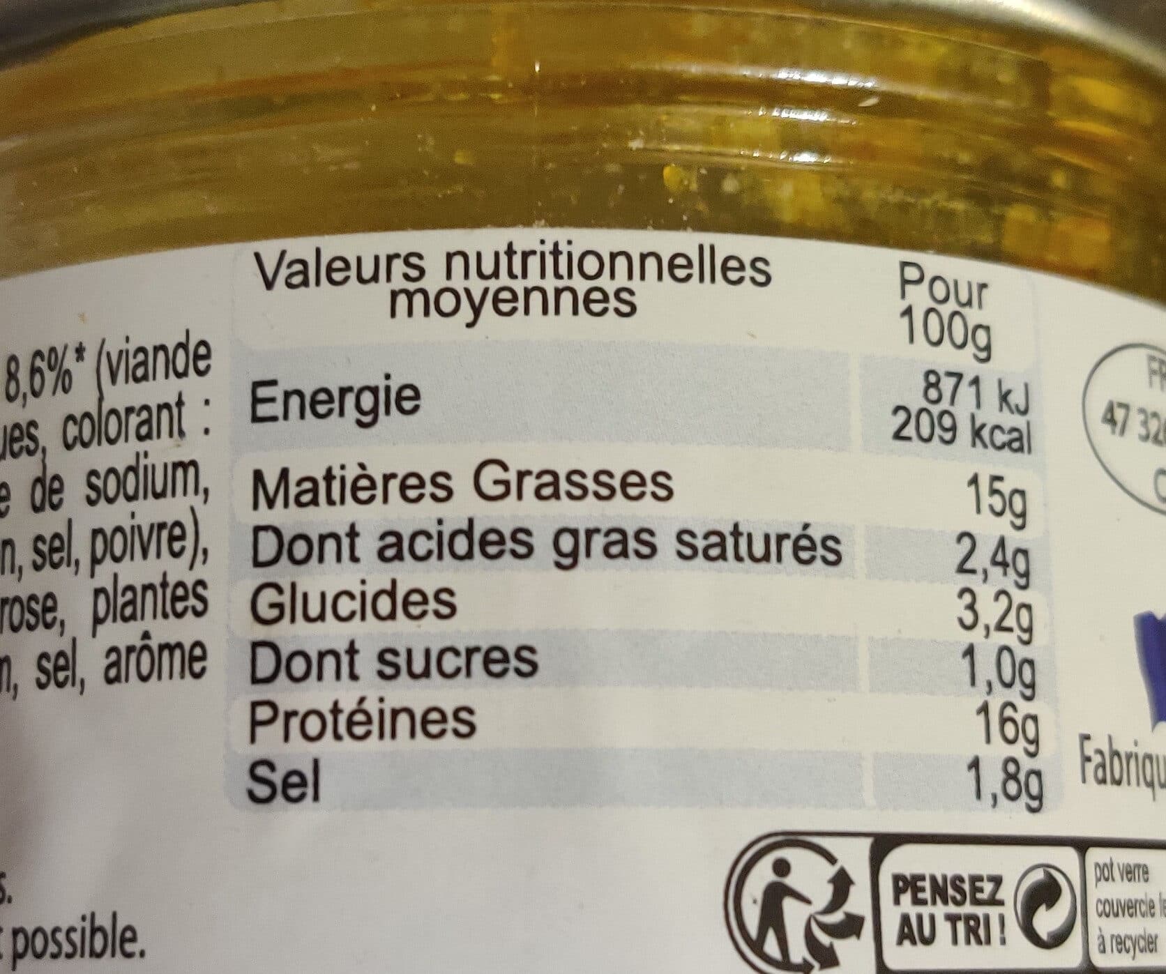 Lucien Georgelin Paté apéro poivrons et chorizo packshot
