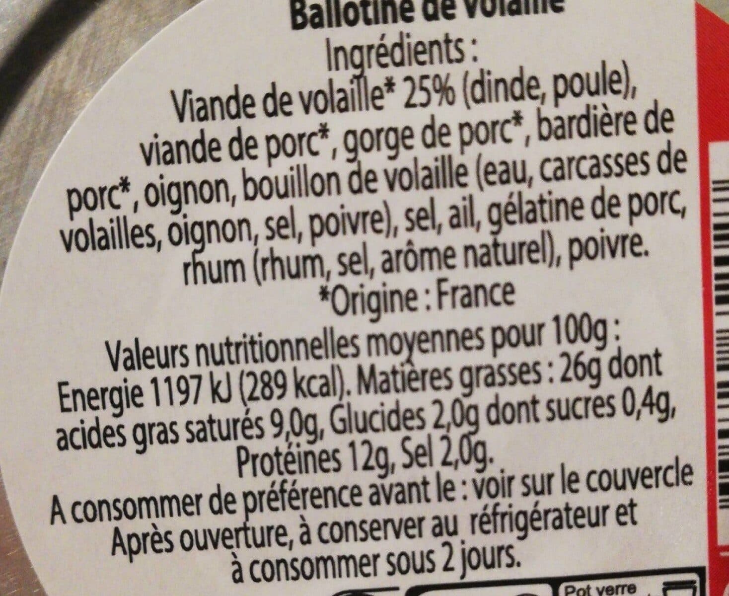 Lucien Georgelin Ballotine de volaille packshot