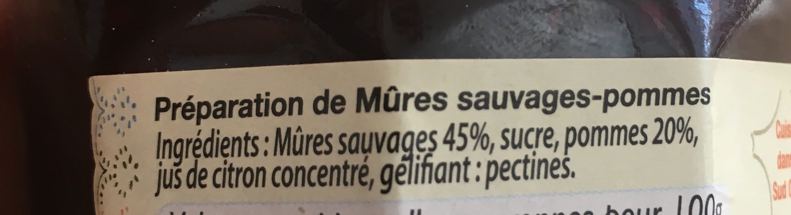 Mes P'tites Recettes Mure Sauvage packshot
