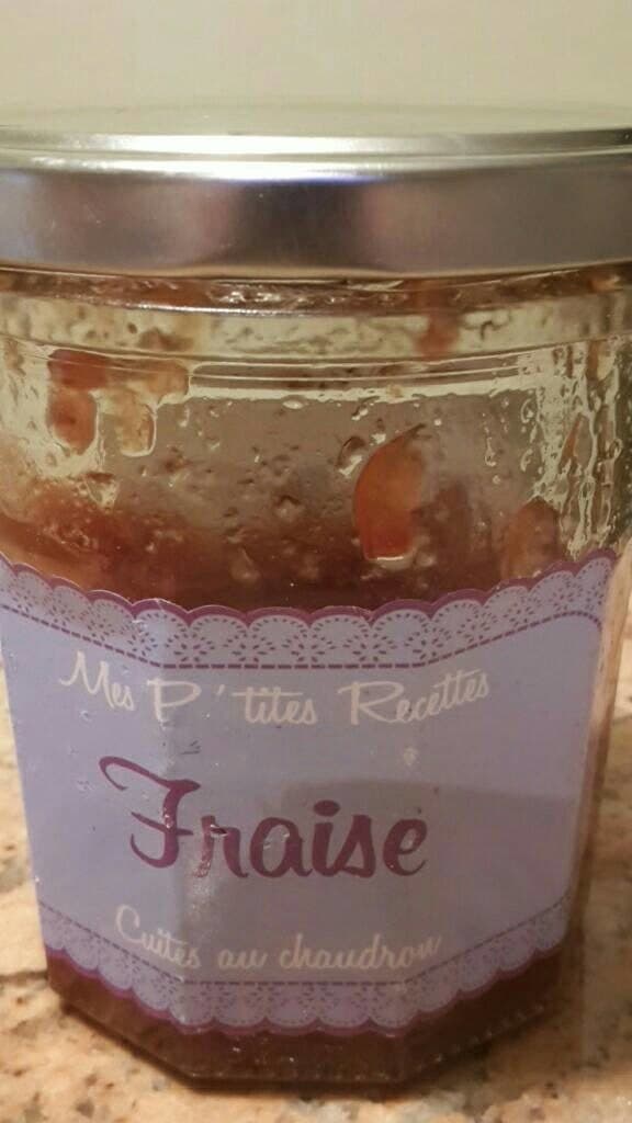 Mes P'tites Recettes Confiture de fraises packshot