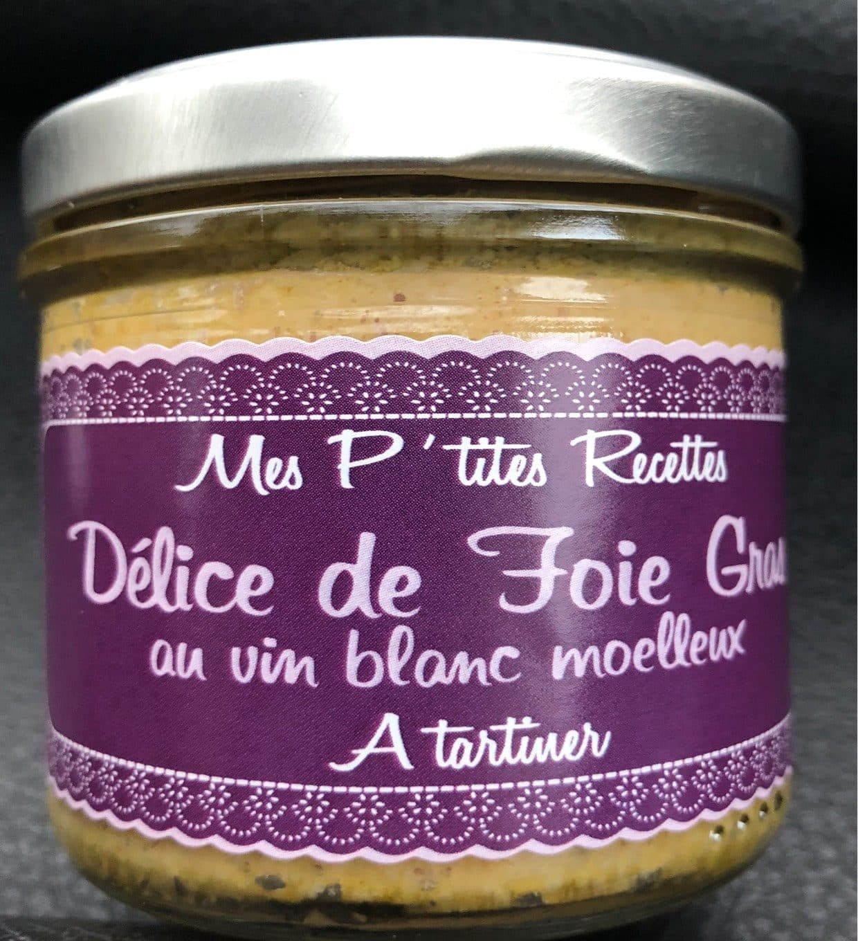 Mes P’tites Recettes Délice de Foie Gras au Vin Blanc Moelleux à Tartiner packshot