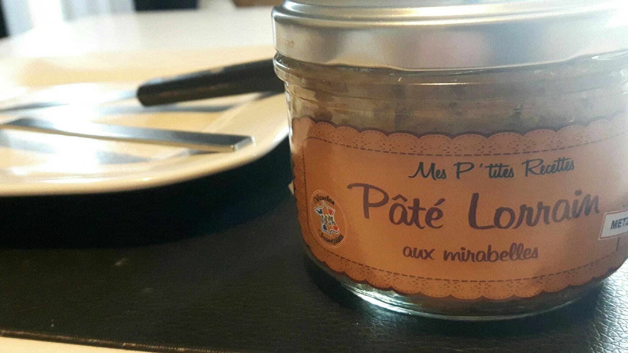 Lucien Georgelin Pate lorrain aux myrabelles packshot