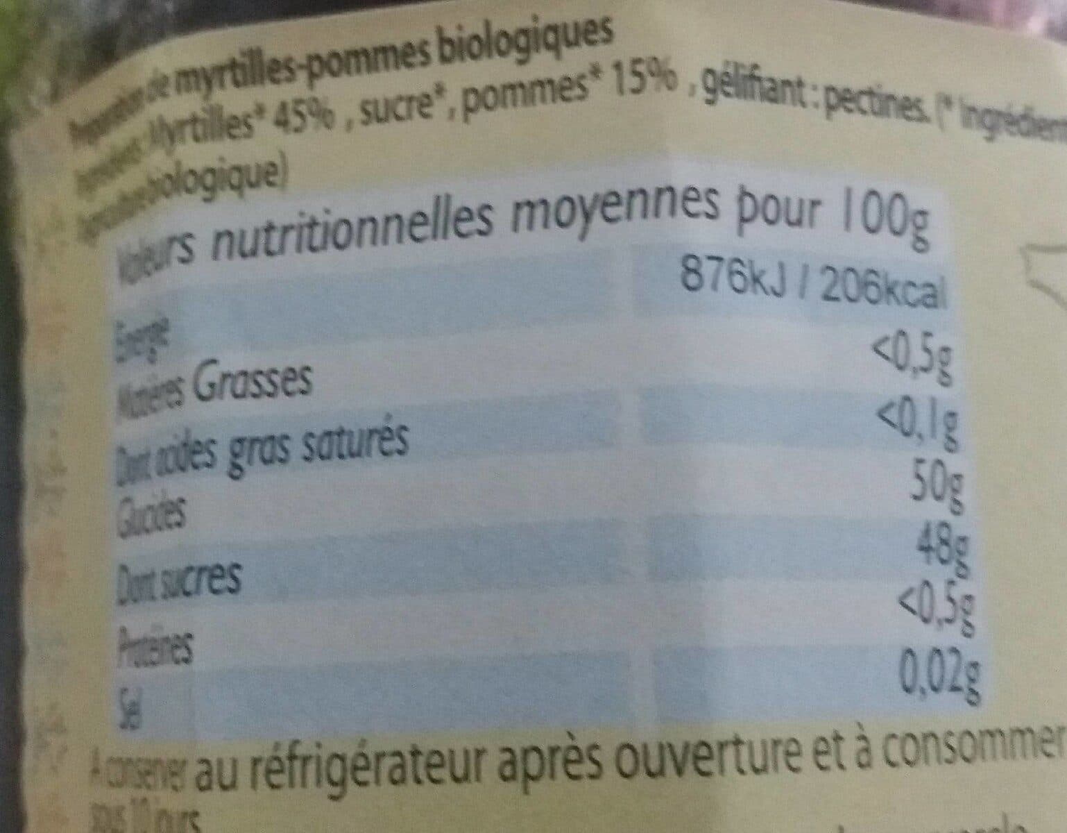 Mes P'tites Recettes Myrtille Sauvage packshot