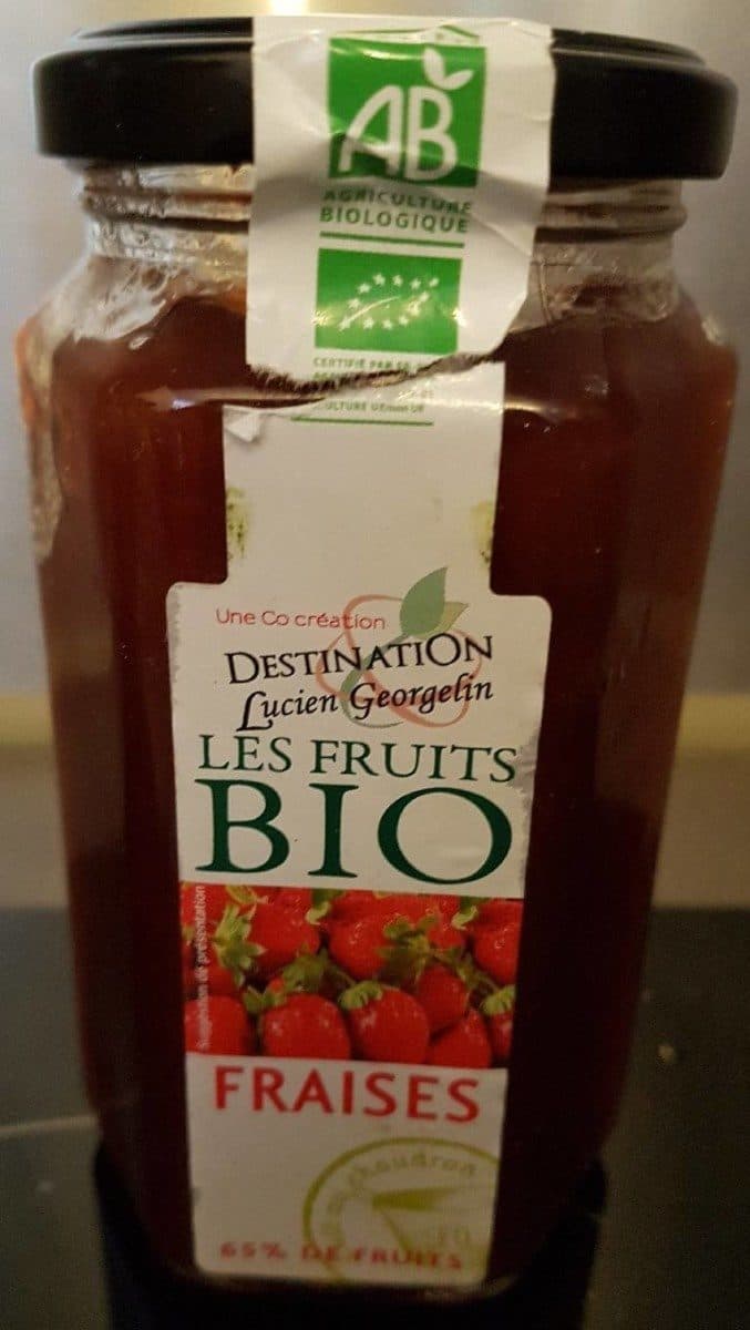 Destination Confitures Bio Fraise packshot