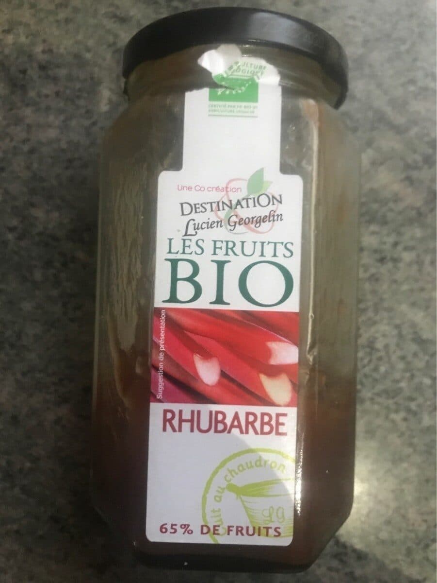 Destination Rhubarbe 65% de fruits packshot