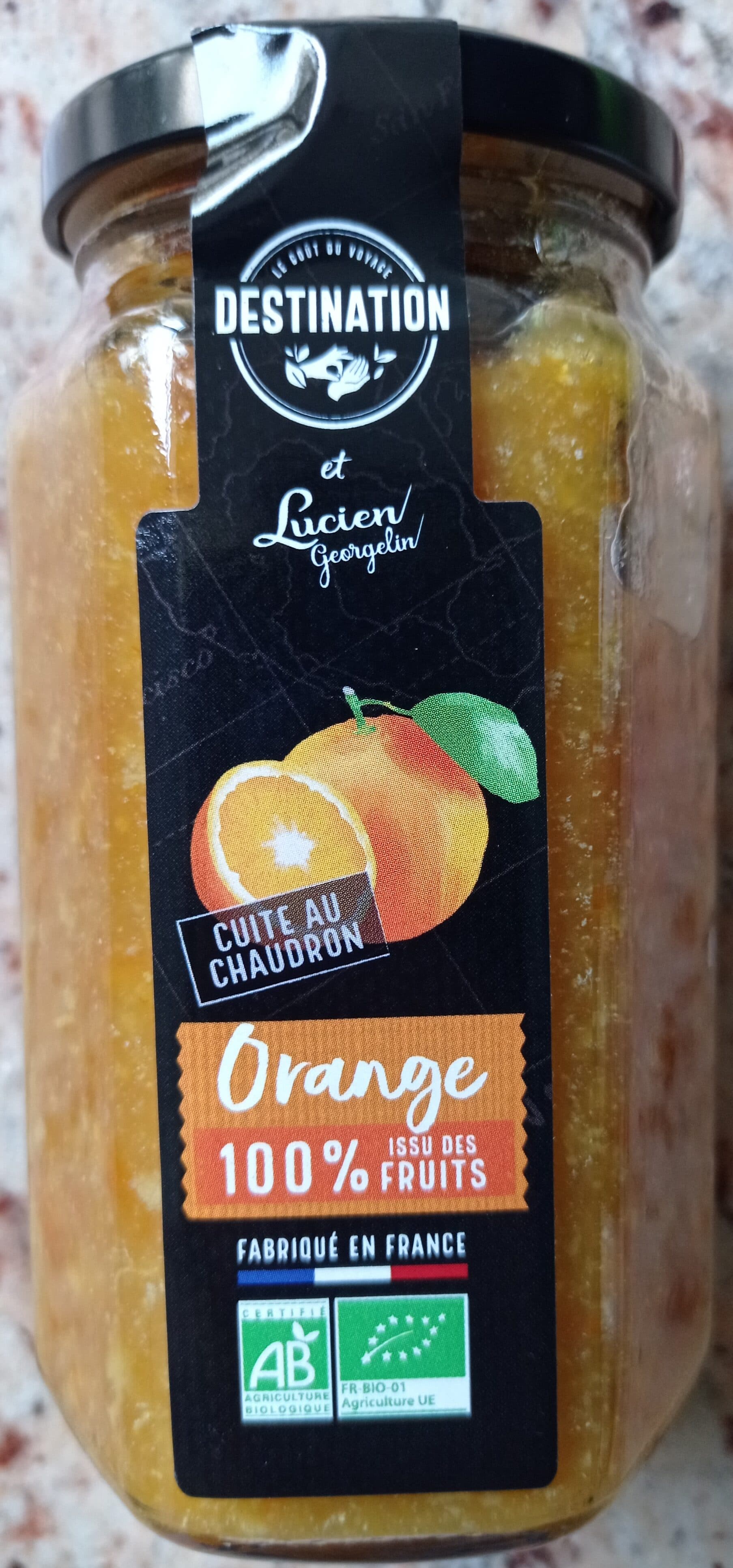 Destination Les fruits bio orange packshot