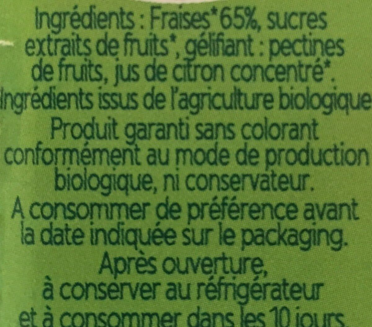 Le jardin de Corentin Spécialité de Fraise cuit au chaudron packshot