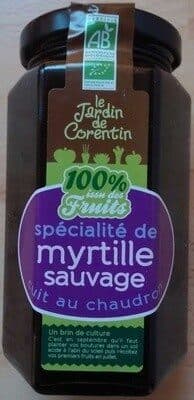 Le Jardin de Corentin Spécialité de myrtille sauvage cuit au chaudron packshot