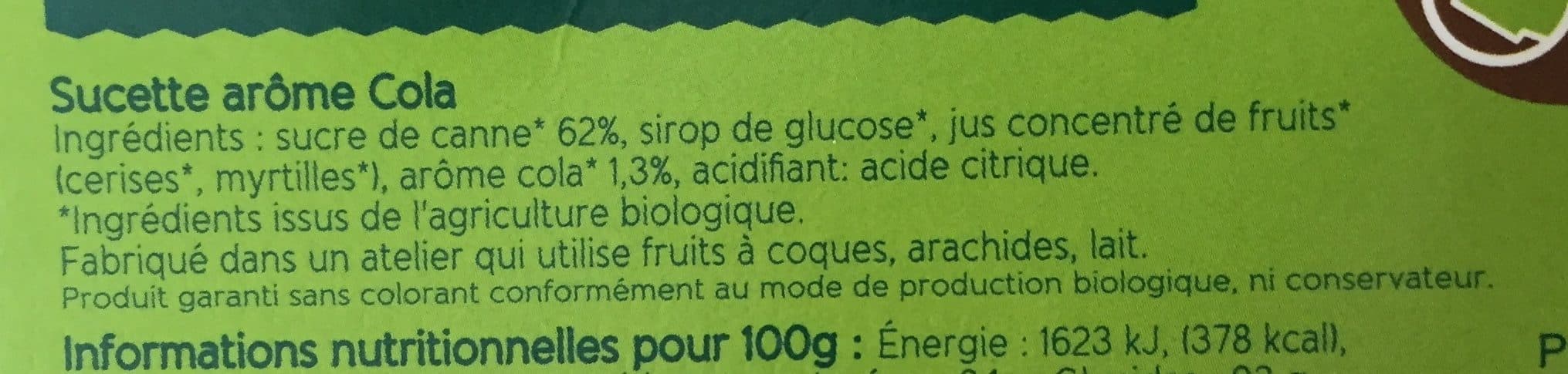 Le jardin de corentin Sucette Cola X10 packshot