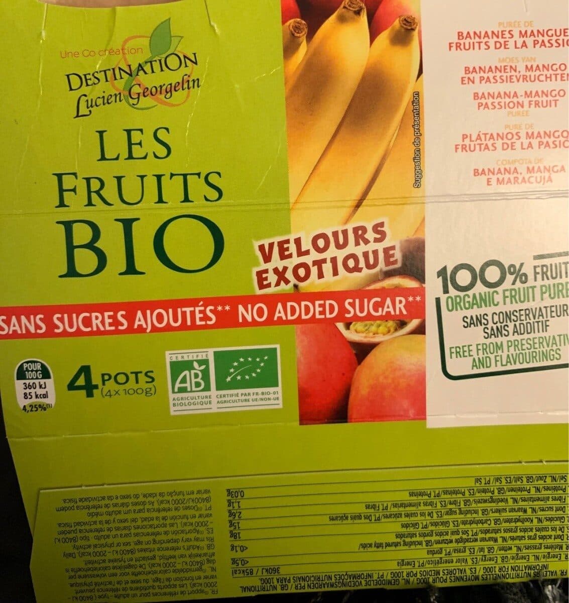 Destination Compotes Et Purées De Fruits packshot