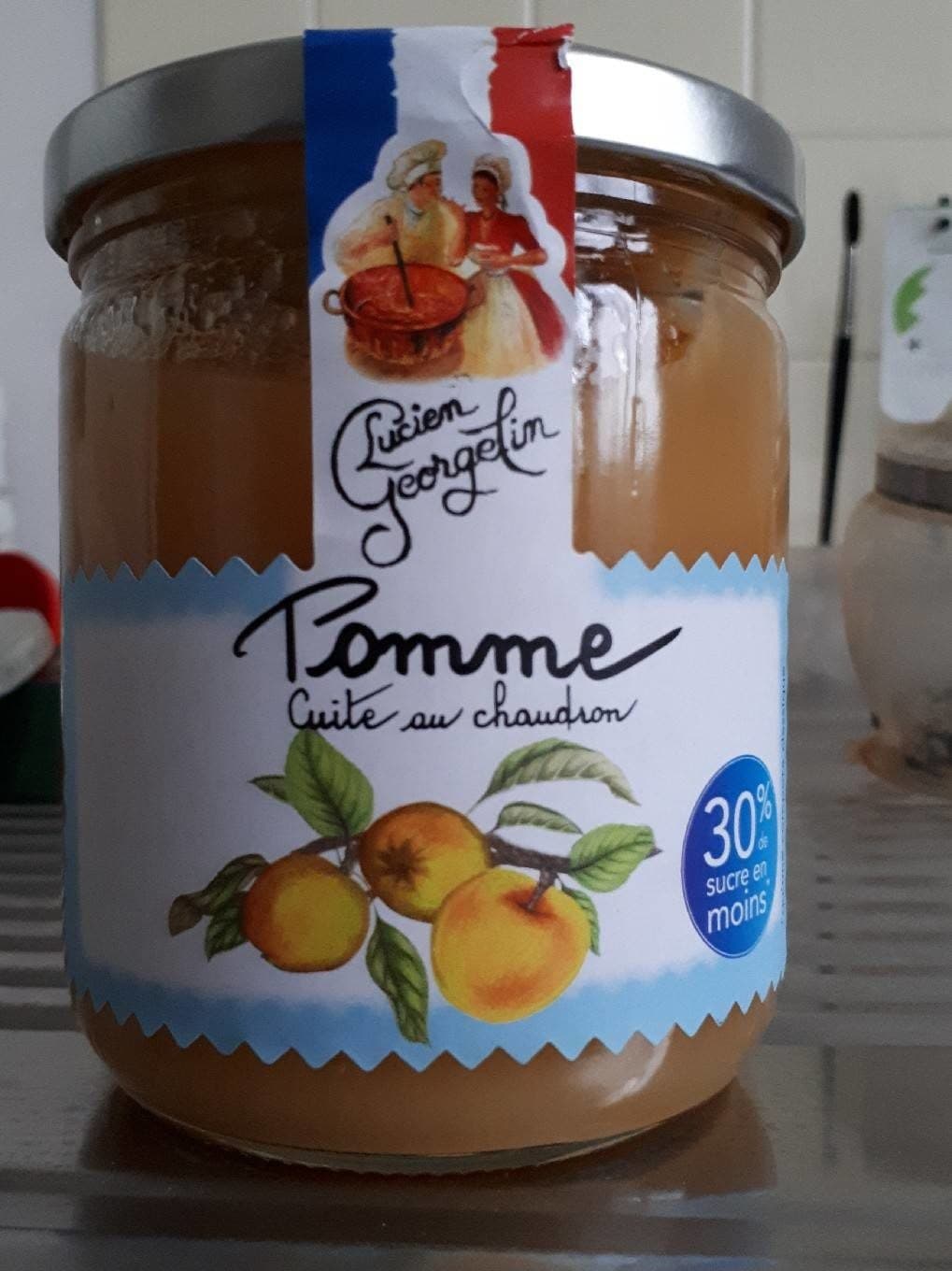 Lucien Georgelin Compote de Pomme cuite au chaudron, allégée packshot