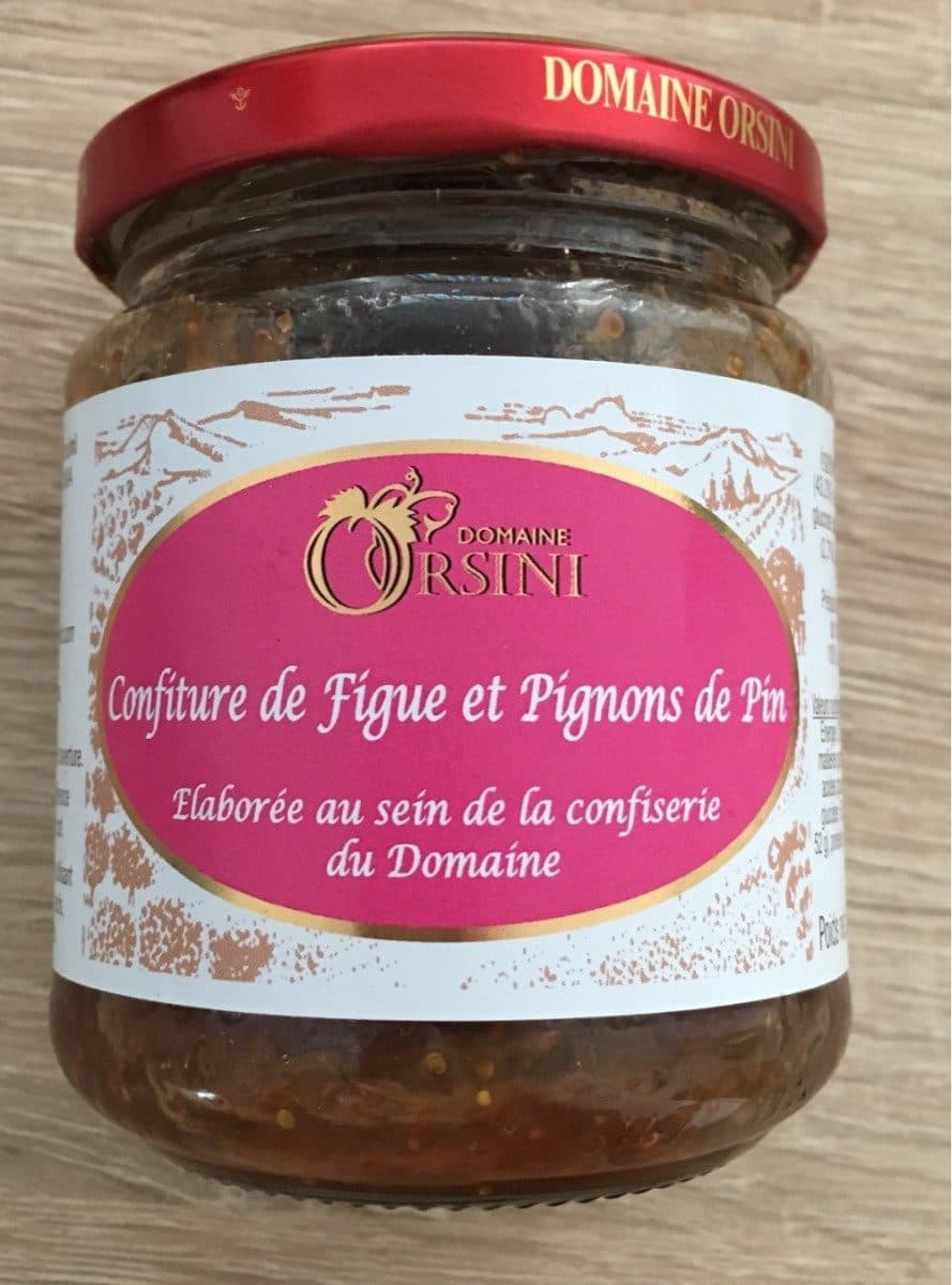 Domaine Orsini Confiture de figues et pignons de pain packshot