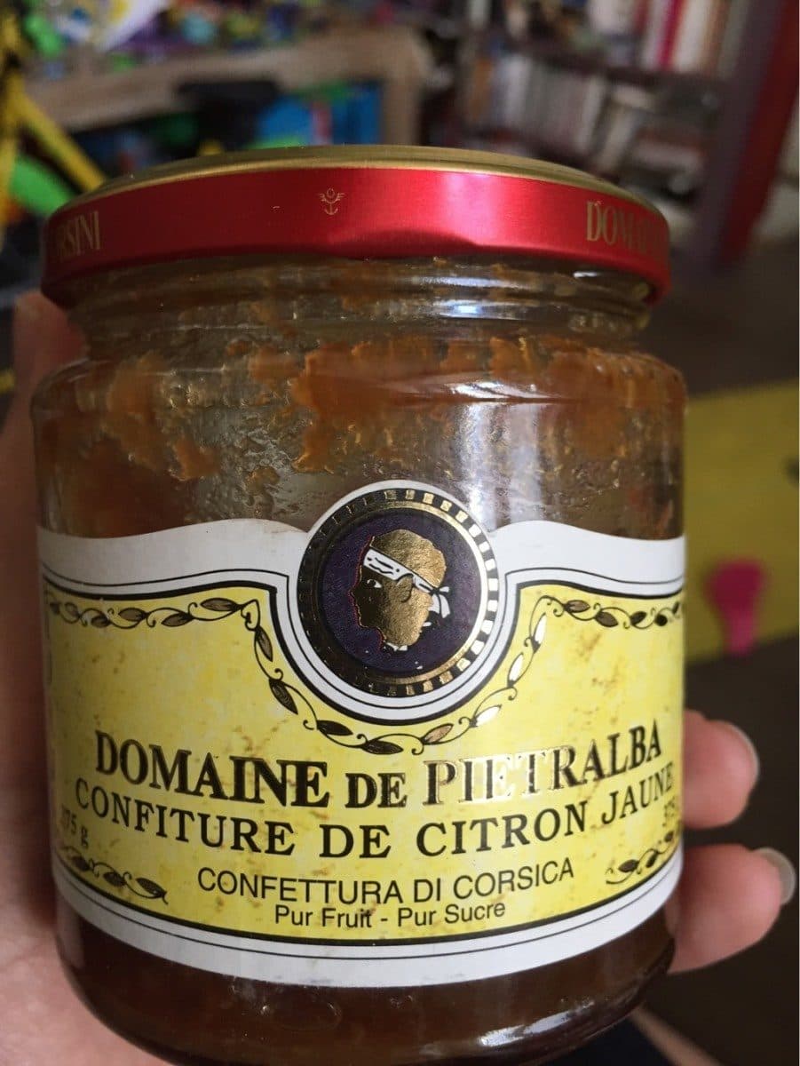 Open Food Facts Confiture de citron jaune packshot