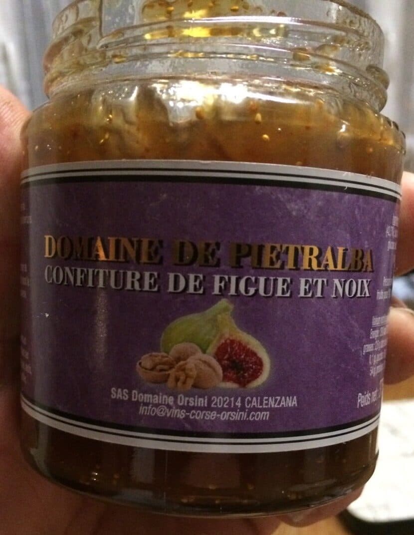 Domaine Orsini Confiture figues et noix packshot