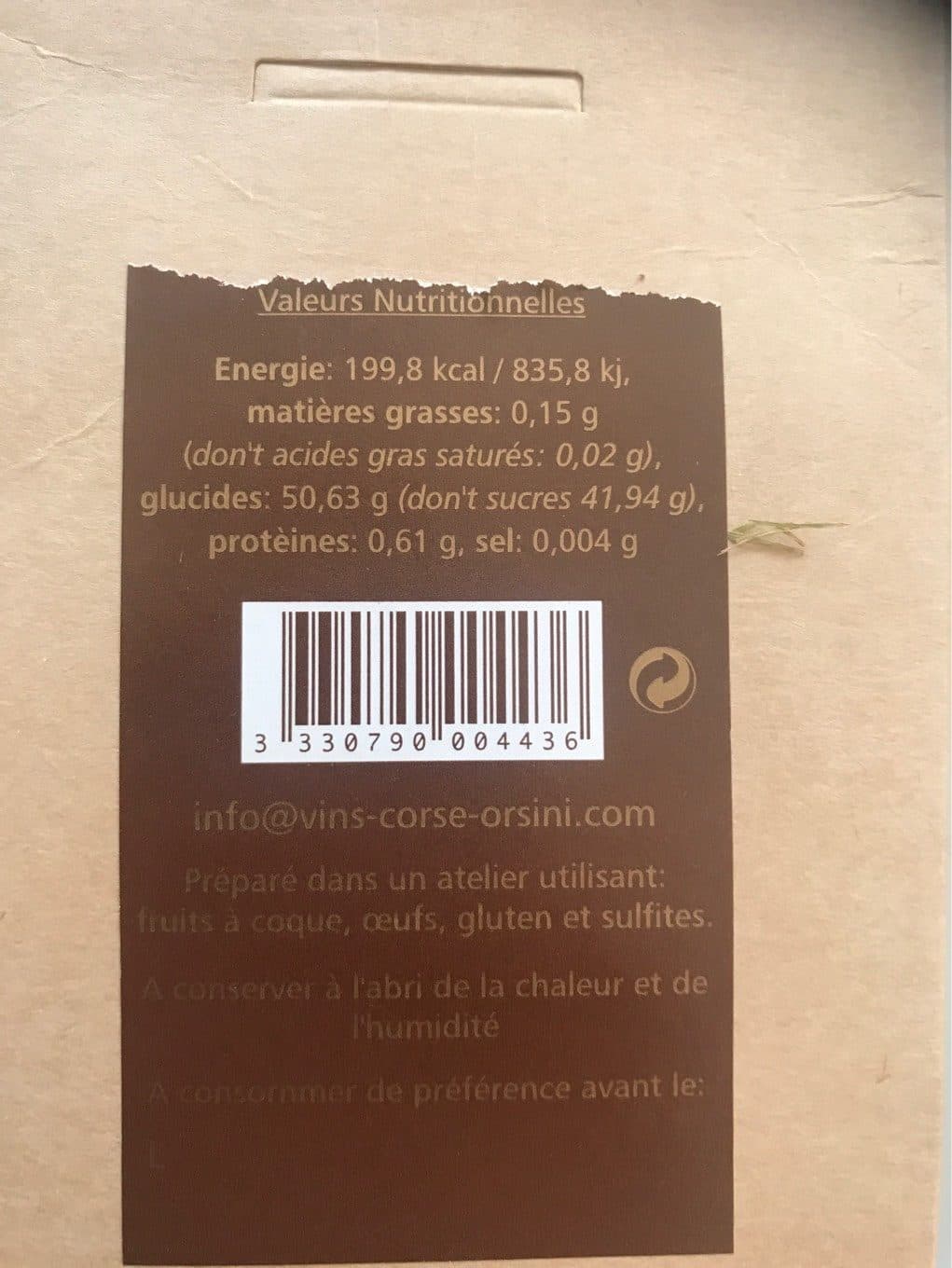 Domaine Orsini Amandes grillées caramélisées packshot