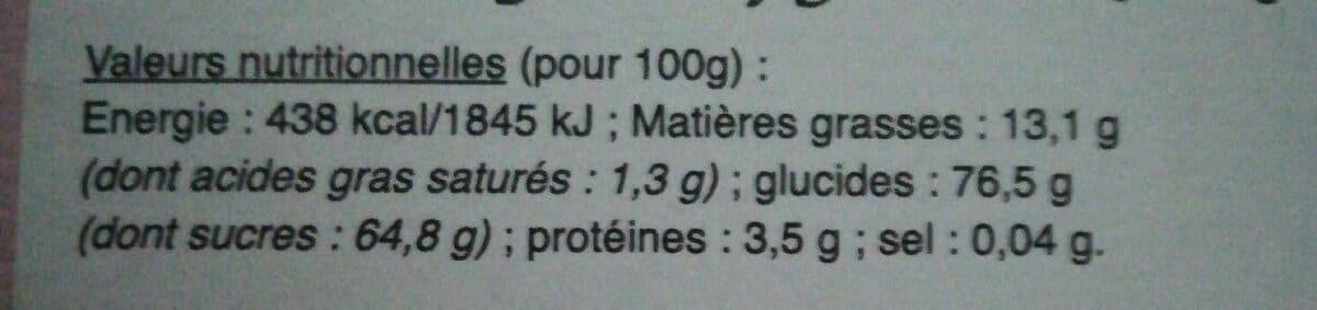 Open Food Facts Nougat à la figue et aux noix packshot