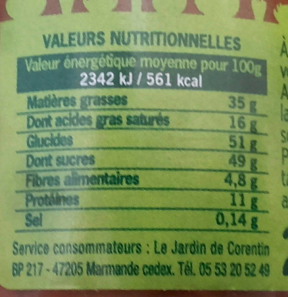 Open Food Facts Pâte à tartiner Noisette Cacao packshot