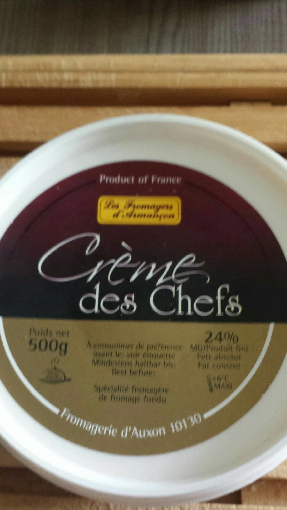Open Food Facts Crème des chefs packshot