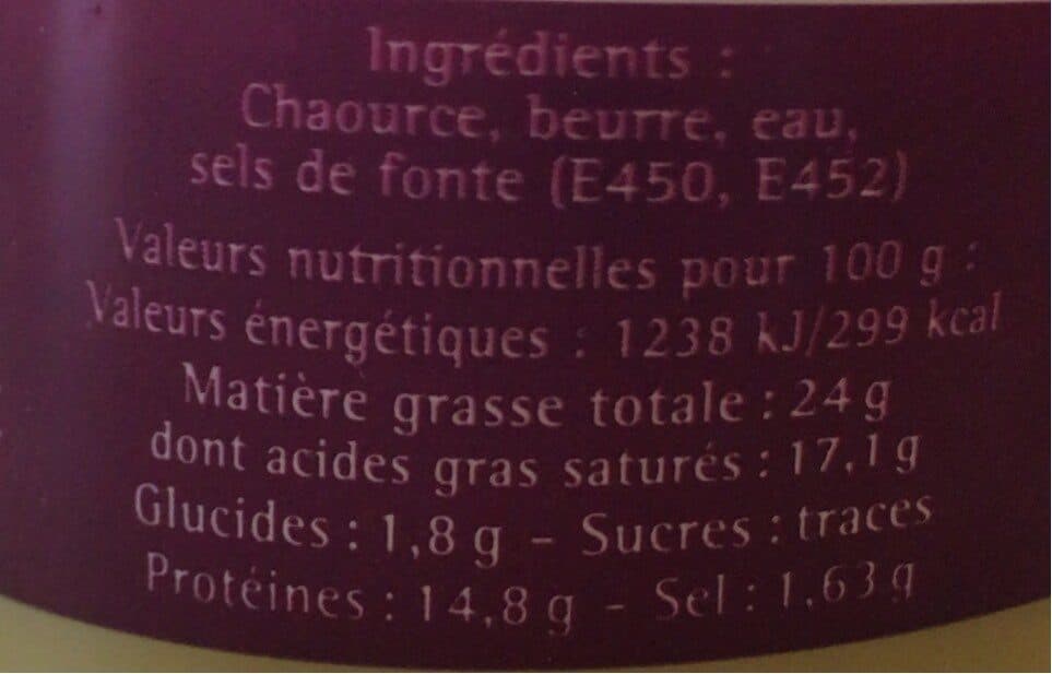 Les Fromagers D'Armançon Crème Au Chaource, La Coupelle De 175g packshot