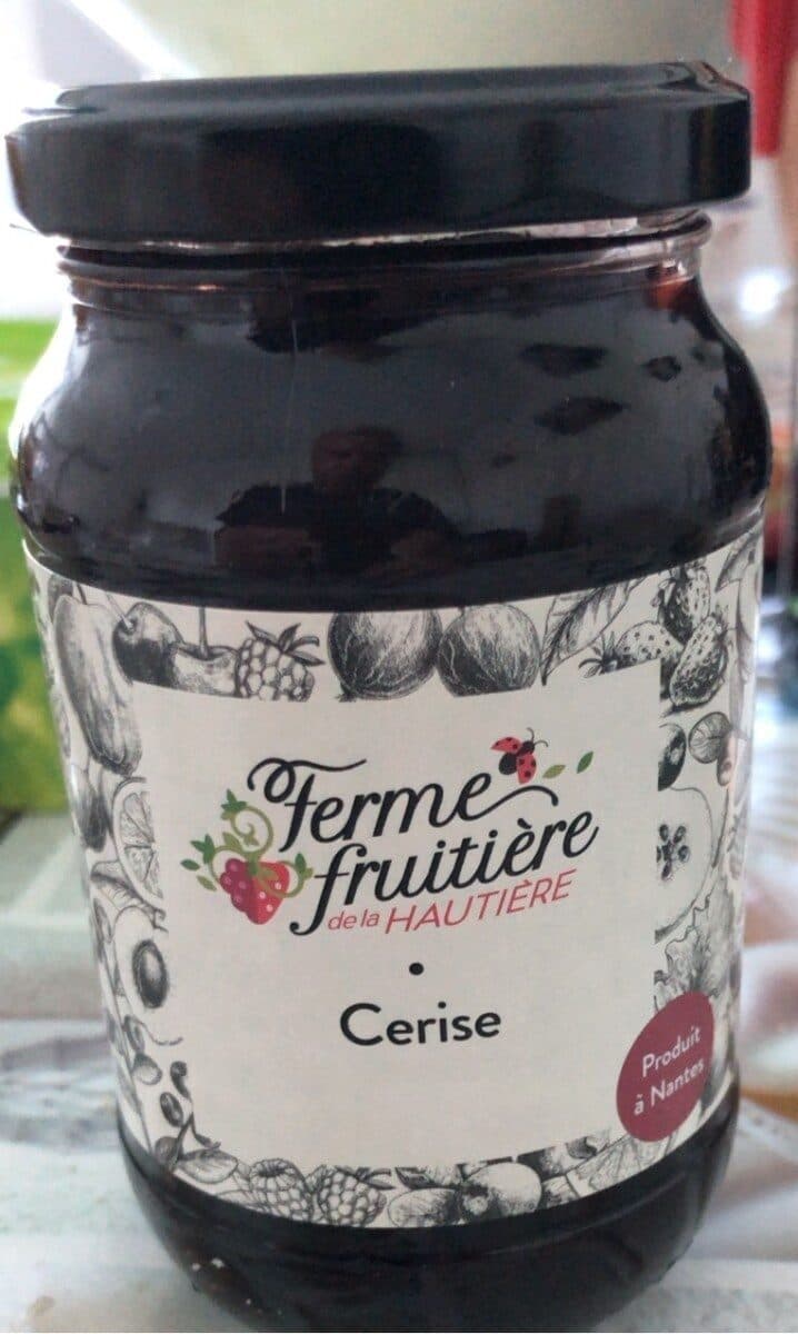 Ferme Fruitière de la Hautière Confiture cerise packshot