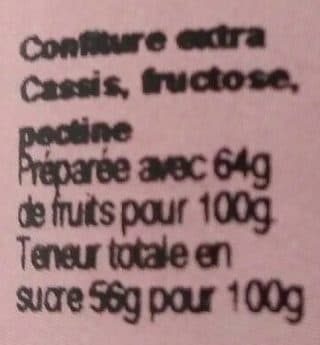 Ferme Fruitière de la Hautière Confiture cassis packshot