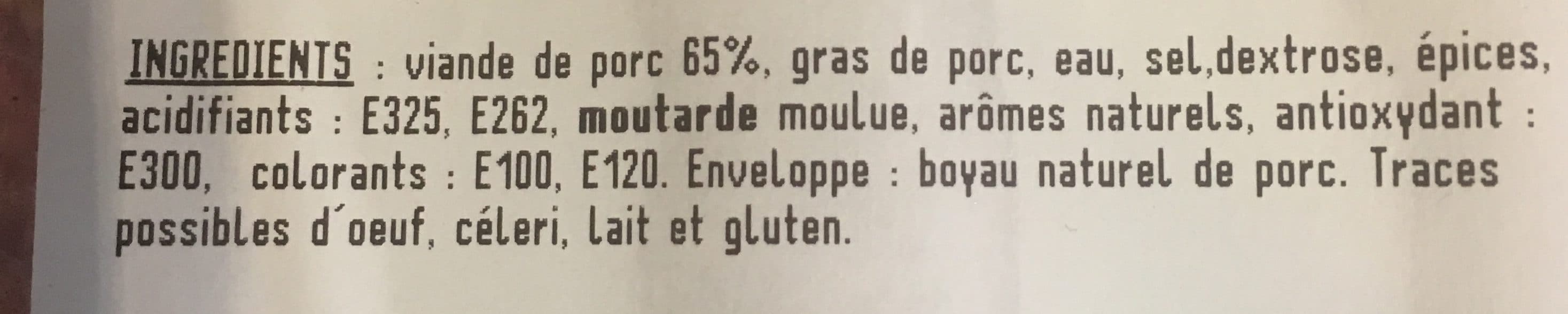 Toulouse Charcutiere Saucisses toulouse packshot