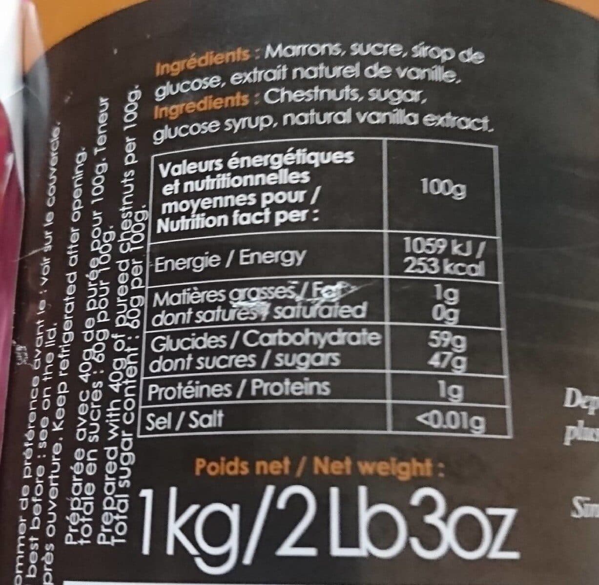 Alain Milliat creme de marron packshot