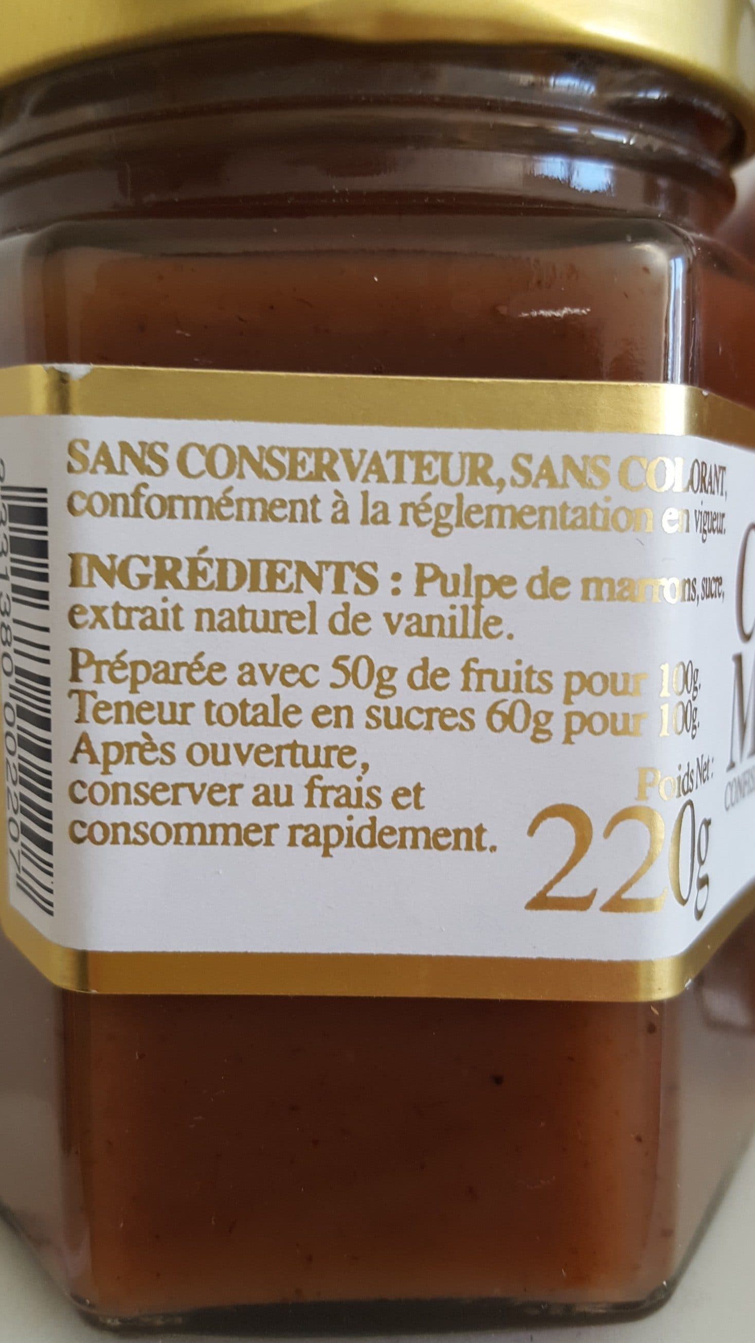 Confiserie Azuréenne Confiserie Azuréenne - Artisanal Chestnut Cream (Creme de Marrons) packshot