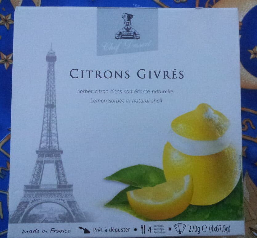 Chef Dessert Chef dessert, citrons givrés packshot