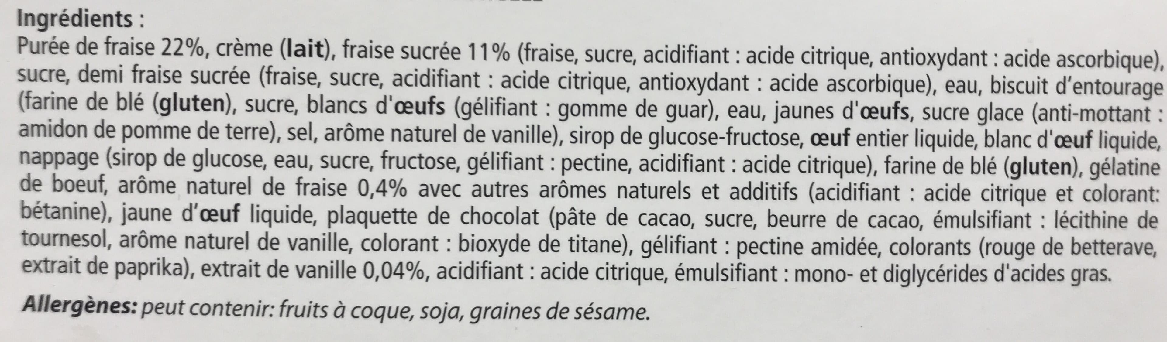 Chef Dessert Charlotte aux fraises packshot