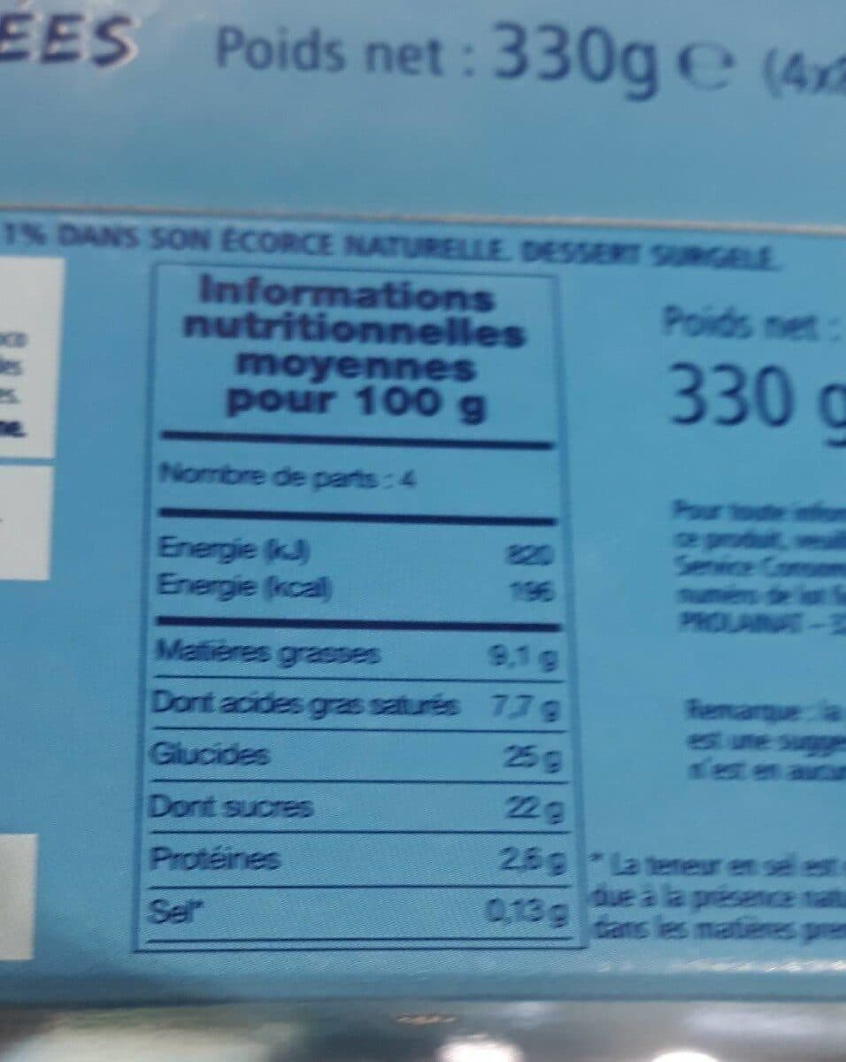 Open Food Facts noix coco givrées packshot