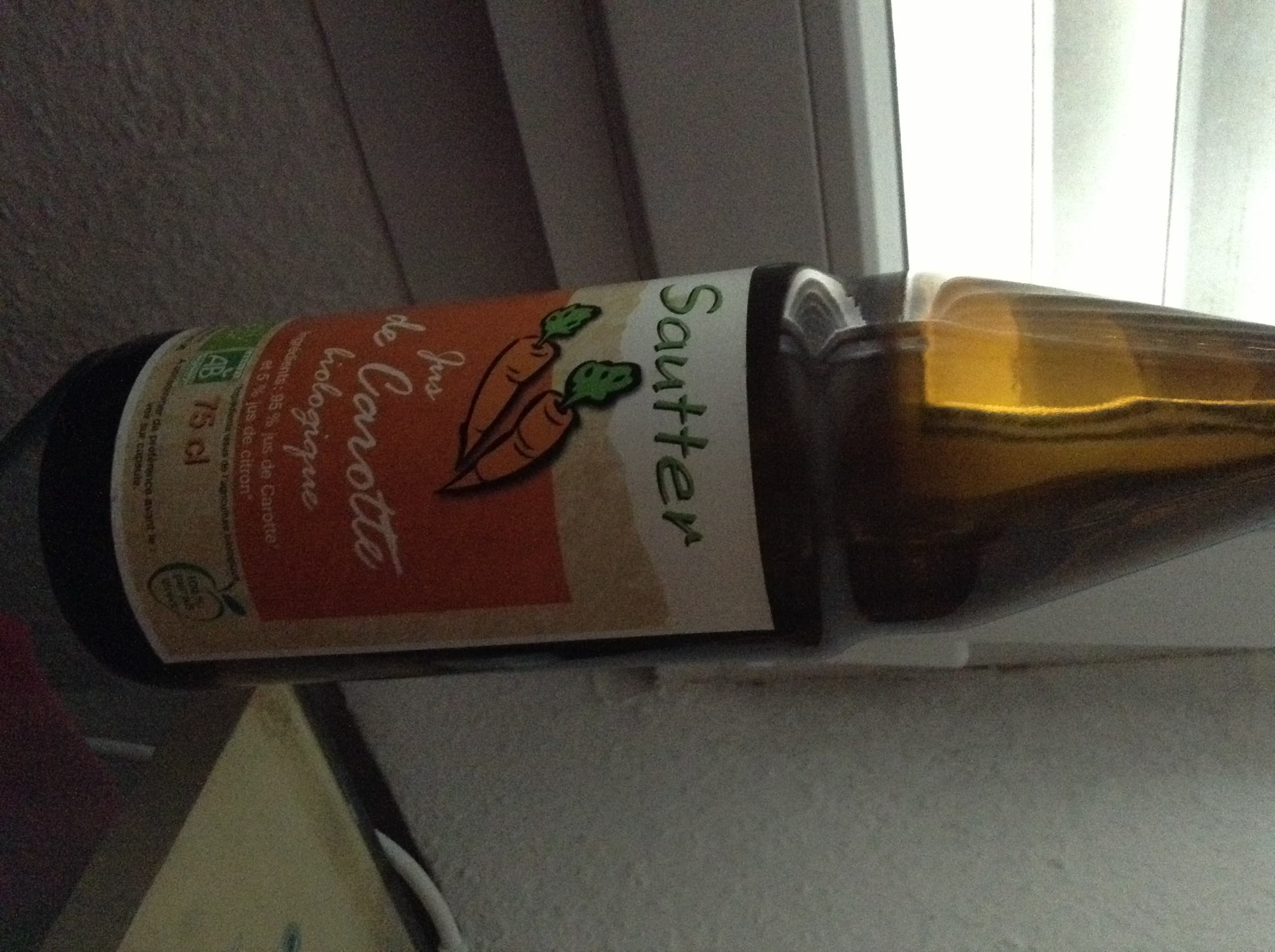 Sautter Jus de carotte biologique packshot