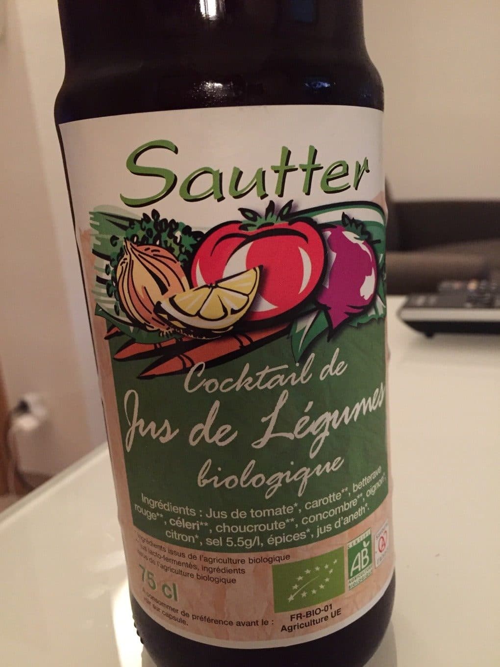 Sautter Cocktail de jus de legumes bio SAUTTER packshot