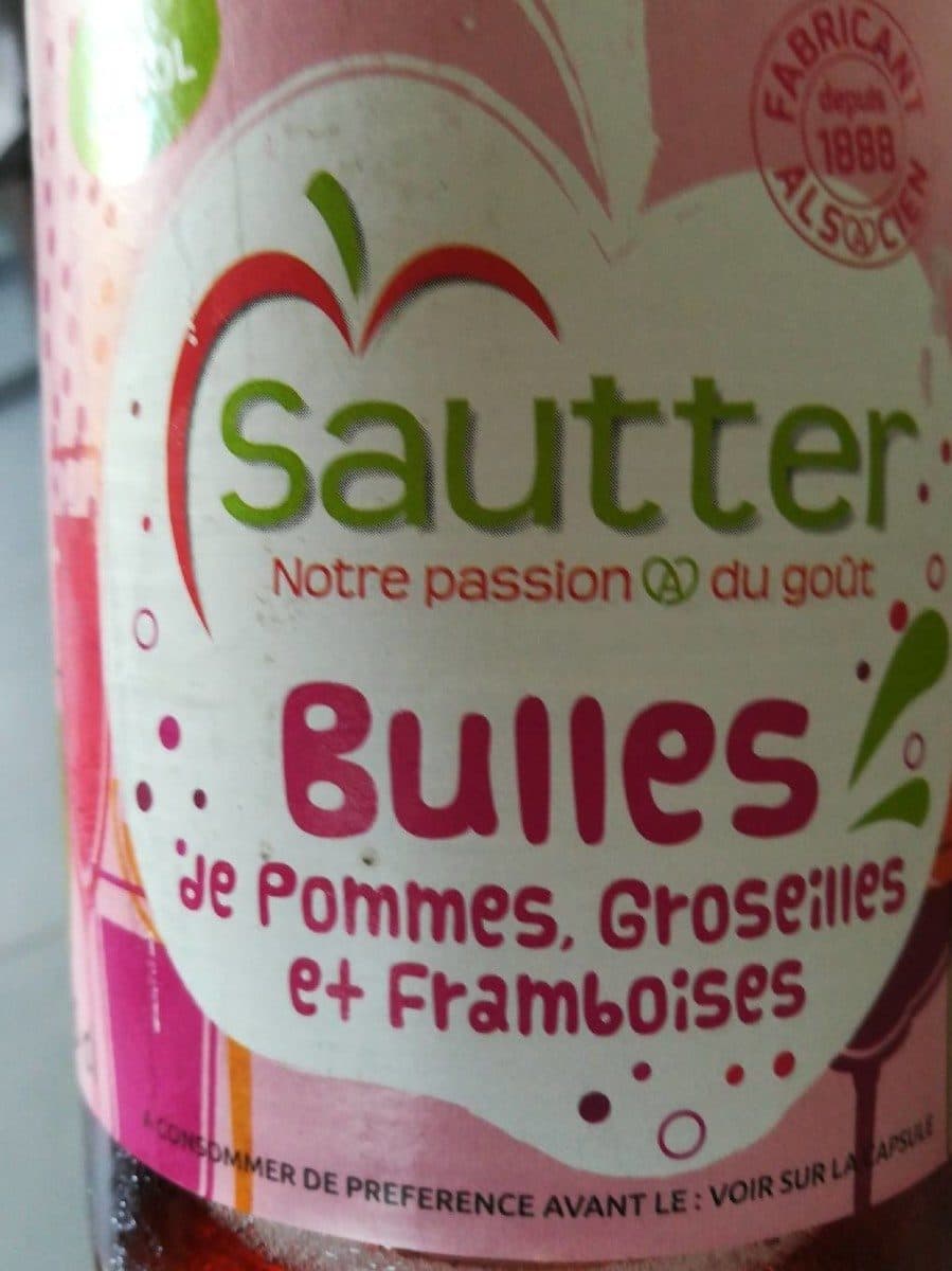 sautter Bulles de pommes, groseilles et framboises packshot
