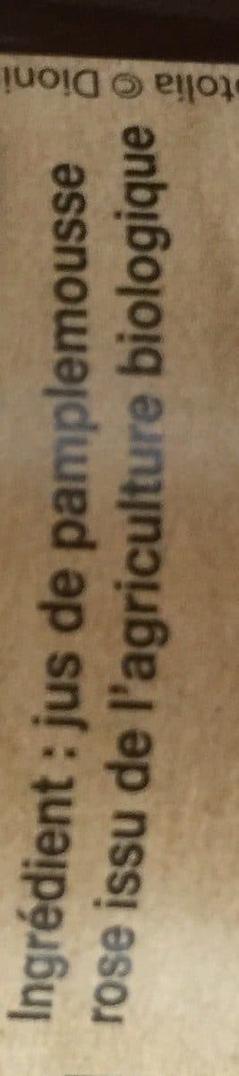 Sautter Pamplemousse rosé pur jus packshot