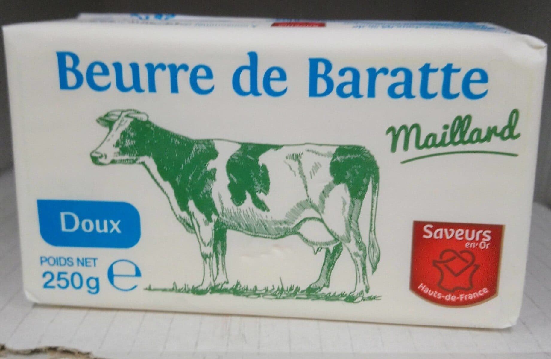 Open Food Facts Beurre de Baratte doux packshot