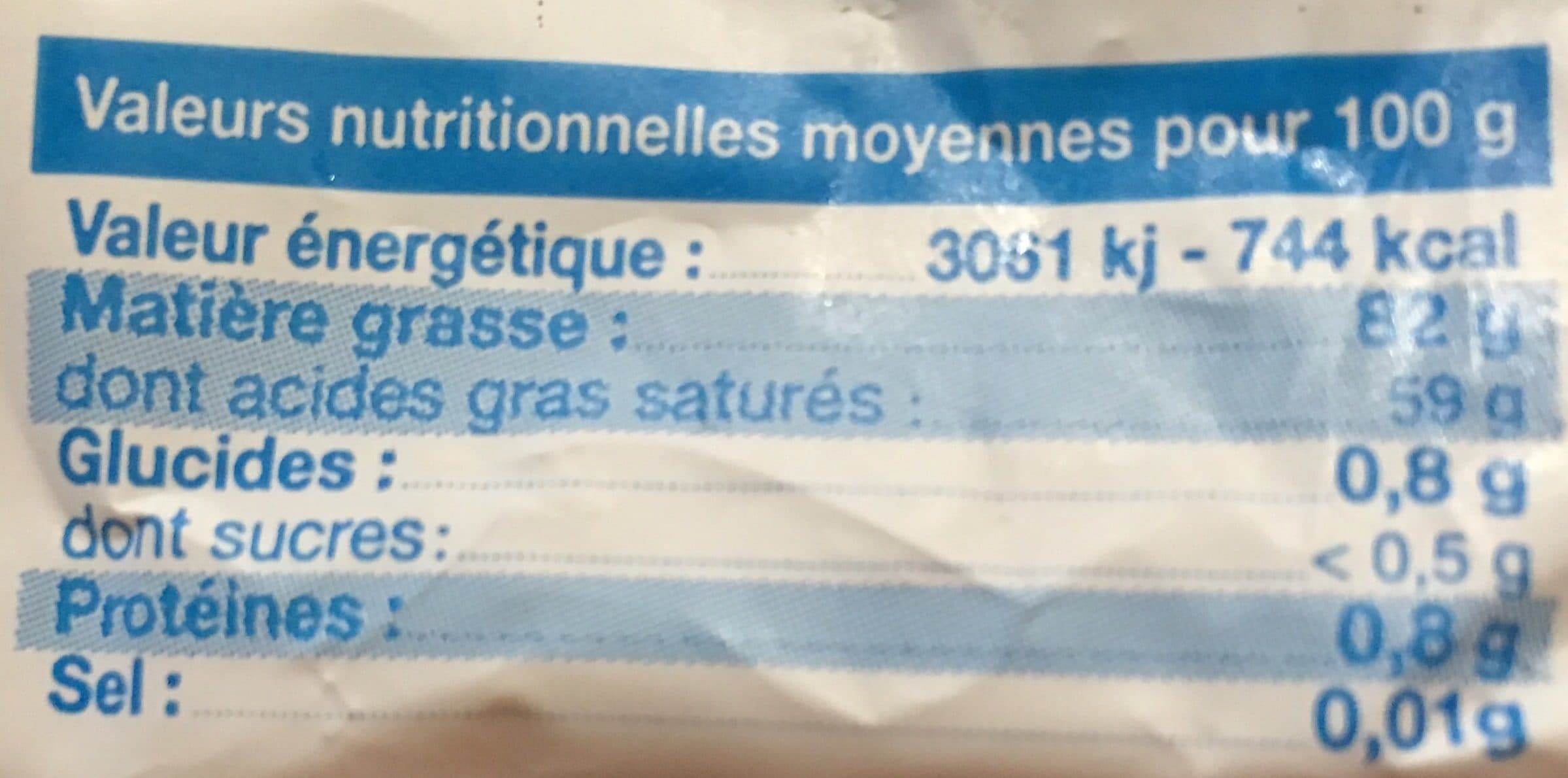BM Beurre de baratte packshot