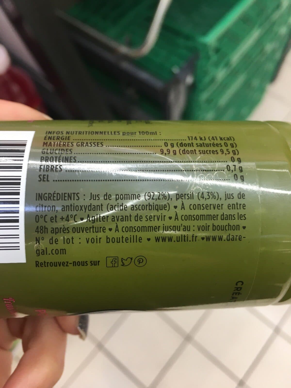 Ulti Pomme persil packshot